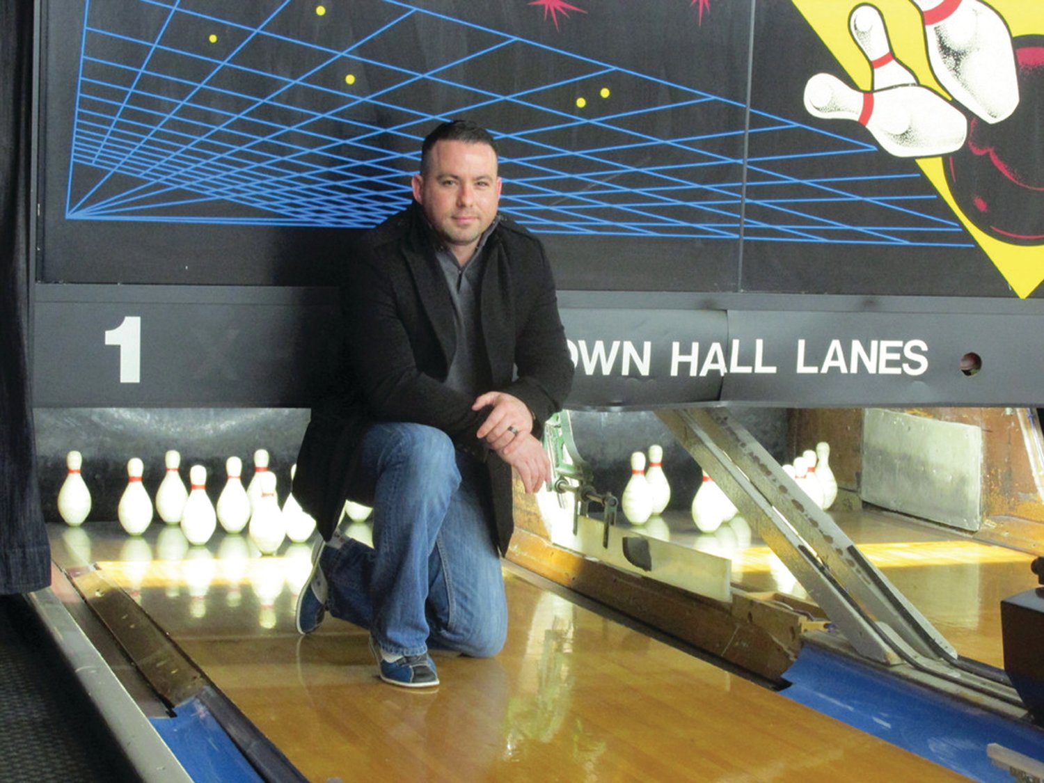 BIDDING FAREWELL: Rich Fraielli, who worked as the manager of Town Hall Lanes in Johnston for four years, bought the business from Frank Ferri in 2015.